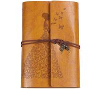 Qoekacy Refillable Notebook Journals,A6 Leather Bound Travel Diary Art Drawing Sketchbook Journals to Write in for Women/'s Day,Teens and
