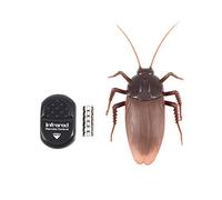Qoekacy Top Infrared Remote Control Mock Fake Ants/Cockroaches/Spiders RC Toy for Kids,Dark brown