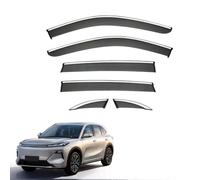 QOEMRHELT 4pc Set In-Channel Wind Deflectors, for Geely Starray EM-i 2025 2026 Window Visors Rain Guards Vent Visors Rain & Sun Protection,Car Accessories,6PCS