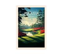 QOGDAF Augusta National Golf Club Canvas Poster Wall Art Decor Print Picture Paintings for Living Room Bedroom Decoration 12x18inch(30x45cm)