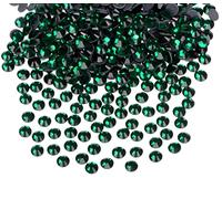 QOGIR 2000 Pieces SS20 Emerald Hotfix Rhinestones for Crafts Clothes Nail Art Diamantes Flatback 4mm Glass Gems Rhinestone