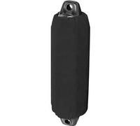 QOGIR Premium Boat Fender Covers: Black Fender Covers for Boats, Fits Boat Fenders Cover for Center Rope Tube Boat Fenders