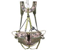 QOGIR Tree Saddle, The Gen 3 Hunting Saddle, Ultra Comfortable Saddle Hunting System Kit, Includes Bridge, Expandable Saddle, 2 x Tree Saddle Dump Pouch and Suspenders, The King of Comfort