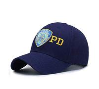 QOHNK Embroidery Police Baseball Cap Women Outdoors Army Hat Casual Dad Hat Mens Tactical Cap Navy