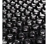 qohoio 90342 Floating Rectangular PE Solar Pool Film 10 x 5 m Black Easy Set Swimming Pool Cover Round cover suitable for pools