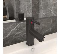 qohoio Bathroom Basin Faucet Grey 130x176 mm,Ceramic Cloakroom Basin Hand Washing Sink,Modern Design Gloss CounterT O P Basin Cloakroom Sink for Bathroom Lavatory,Vanity Cabinet