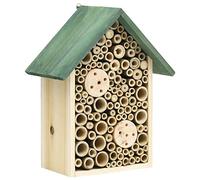 qohoio Insect Hotels 2 pcs 23x14x29 cm Solid Firwood,Insect Bee House,Eco-Friendly Bug Hotel for Bees Butterflies Insects in Garden - Kid Friendly Weather Resistant Hanging Bee Home from Natural Wood