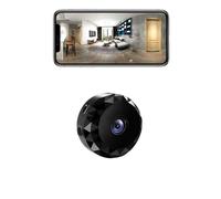 qoiq Spy Camera 1080P WiFi Hidden Cameras Wireless Indoor Secret Cam Mini Nanny Spy Cam Home Security Surveillance Cameras Micro Small Monitor Video Camera with Motion Detection (Black)