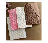 Qoiseys 3D Textured Grid Plastic Embossing Folders for Card Making,Embossing Template Paper Card Embossing Stencil for DIY Scrapbooking Photo Album Card Paper Craft Decoration (02)