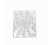Qoiseys Halloween Spider Web Metal Die Cuts for Card Making,Cutting Dies Cut Stencils for DIY Scrapbooking Photo Album Decorative Paper Crafting Embossing Template