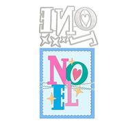Qoiseys Noel Metal Die Cuts for Card Making,Cutting Dies Cut Stencils for DIY Scrapbooking Photo Album Paper Crafting Embossing Template