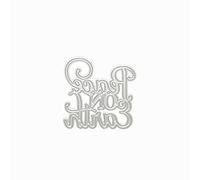 Qoiseys Peace on Earth Metal Die Cuts for Card Making,Cutting Dies Cut Stencils for DIY Scrapbooking Photo Album Decorative Paper Crafting Embossing Template