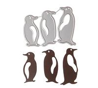 Qoiseys Penguin Shape Metal Cutting Dies for Card Making, Cutting Die Cut Stencils for DIY Crafting Scrapbooking Photo Album Decorative Paper Embossing Template