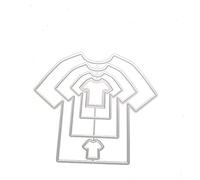 Qoiseys T-Shirt Metal Die Cuts for Card Making,Cutting Dies Cut Stencils for DIY Scrapbooking Photo Album Decorative Paper Crafting Embossing Template
