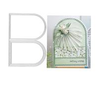 Qoiseys Wedding Arch Metal Die Cuts for Card Making,Cutting Dies Cut Stencils for DIY Scrapbooking Photo Album Decorative Paper Crafting Embossing Template