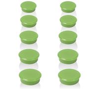 QOJOPU 10PCS Fridge Magnets Strong Magnet, Round Small Magnets for Whiteboard, Heavy Duty Mini Magnets for Crafts, Notice Board, Home, Office, Kitchen, Classroom - Pale Green Cute Decorative Magnet