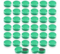 QOJOPU Fridge Magnets, 40PCS Green Round Strong Magnet, Small Heavy Duty Magnets for Whiteboard, Notice Board & Crafts, Decorative Magnets for Adults, Map, Office & Classroom - Cute Mini Magnetic Dots