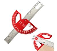 qokeeu Angle Finder | Aluminum Alloy Precision Gauge - Angle Ruler Measurement Tool | for Marking Carpenters Architects Students Engineers