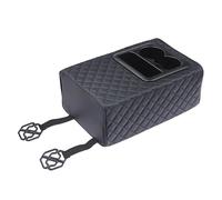 qokeeu Armrest with Storage Compartment for the Back Seat, Back Seat Armrest Console Compartment, Car Interior Storage with Drink Holder for Sports Utility Vehicles Lorries Vehicles