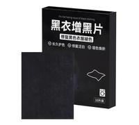 qokeeu Black Clothing Dye, 10-Piece Intensive Dye, Black Shirt Colour Restorer Tablets, For Polyester, Cotton, Linen, Wool, Restoration, Washing Machine