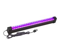 qokeeu Black Light Lamps for Glow Party, 9 W Magnetic and Portable Fluorescent Lamp, LED Neon Tube, UV Light, for Wall, Ceiling, Cabinet, Indoor, Outdoor, Wallpaper, Poster, Body Colour Display