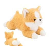 qokeeu Dog Plush Toy, Soft Companion Toy Made of Plush, Cuddly Doll with Cushion Function, for Children, Teenagers, Adults and Collectors at Playtime, Bedtime in the Children's Room, Living Room