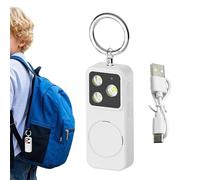 qokeeu Key Ring Alarm | 150 dB Self-Defence with LED Lights - Loud Security Alarm Keyring for Women - For Students Women Girls Children Everyday and Travel