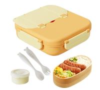 qokeeu Lunch Box for 1000 ml Food Storage Container Reusable Lunch Container for Nursery, School, Camping, Travel, Picnic, Office, Food, Salad, Sandwich, Snack
