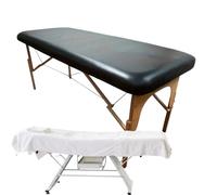 qokeeu Massage Table Sheets - PU Leather Fitted Pad | Massage Table Cover Sheet,for Beauty Spa Professional Home Training Clinic Wellness