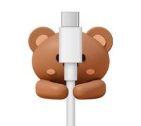 qokeeu Silicone Cable , Self-Adhesive Guinea Pig Clips, Suitable for Cables with Diameter Under 6 mm, For Organising USB Extensions, Electrical Devices, Computers