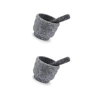 QOKLIYUI 2 Set of Exquisite Craft Mortar And Pestle Set For Herbs And Spices Pills Resin Solid Bowl Good Hand Feeling Garlic Easy To Clean Type C, Type C 2Set