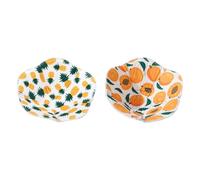 QOKLIYUI 2X Microwave Safe Bowl Holders Hot Bowl Holder for Soup Dishes Bowl Holder for Microwave Cloth Microwave Plate Warmers, A