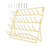 QOKLIYUI 32 Spool Threads Holder Storage Simple Keeps Thread Collection Accessible and Tidy Wall Mounted Thread Holder with 32 Spools is Hanging Quilting Cross Stitch Display Cones Shelf