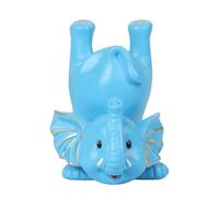 QOKLIYUI Animal Glasses Holder Stand Cute Elephant Suitable For Most Glasses Resin Cute Elephant Eyeglass Stand Cute Animal Shape , Sky blue