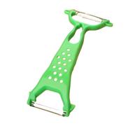 QOKLIYUI Easy To Clean And Sharp Plastic Double Head Fruit Vegetable Peelers For Prep Cucumber Carrot Potato Double Head Peelers, Green