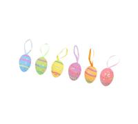 QOKLIYUI Festive Decorative Easter Hanging Pendants Delightful Ambiance And Celebrate Joyful Moments During Easter Decorative Hanging Pendants Holiday Decor, Colorful Stripes