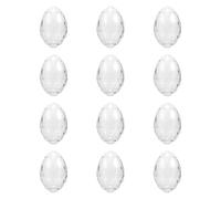 QOKLIYUI Fillable Clear Eggs Versatile DIY Garden Decorative Stuffers For Home And School Parties Or Surprises. Creating Own Gifts Or Party Favors Will Delight Children And Adults Alike