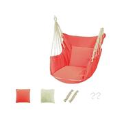 QOKLIYUI Long-Lasting Garden Hammock With Thickened Wear-Resistant Fabric Swing Chair Outdoor Outdoor Furniture Tourist Hammock, pink, 2
