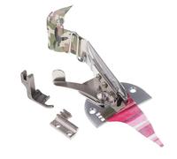 QOKLIYUI Revolutionary Double Fold Angle Binder Designed to Sewing Experience with Clever Industrial Sewing Machine Parts Machine Binding Attachment Folder, Silver, 36mm