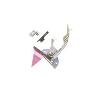 QOKLIYUI Revolutionary Double Fold Angle Binder Designed to Sewing Experience with Clever Industrial Sewing Machine Parts Machine Binding Attachment Folder, Silver, 34mm