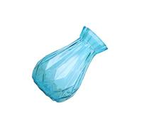 QOKLIYUI Small Origami Glass Vases For Flowers Beauty Of Floral Arrangements With These Artistic Vases Flower Pot Gift, Blue