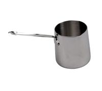 QOKLIYUI Stainless Steel Saucepan Easy To Hang Featuring Hole On Handle Melting Butter Or Preparing Gravy 370ml Capacity Metal Butter Warmer Pan Turkish Coffee Decanter