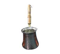 QOKLIYUI Turkish Coffee Pots Heavy Duty Coffee Cezve Handcrafted Copper Maker Gift Collection Making Excellent Gift For Tea Lovers. Turkish Pot Cezve Stoves Top Copper, Gold, 270ml