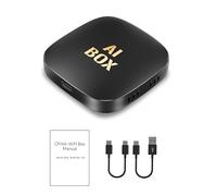 QOKLIYUI Wireless Car PlayAndroid Auto AI Box Lite Adapter AI Box Android Wired Car Play AI Box For Factory Wired Car Play Cars, 2+16G