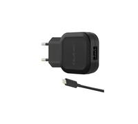 Qoltec 50184 12W 5V 2.4A USB Mains Charger + USB-C Cable