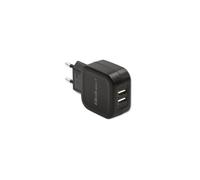 Qoltec 50186 Mains Charger 17W 5V 3.4A 2xUSB