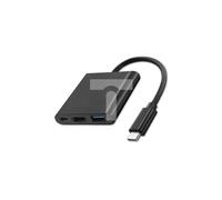 Qoltec 50430 USB-C 3.1 3-in-1 Hub Adapter USB 3.0 HDMI 4K