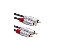 Qoltec 52336 2x RCA Male to 2x RCA Male Cable 1m Black
