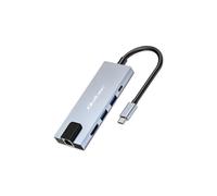 Qoltec 53795 USB-C Hub Adapter 5-in-1 PD 100W 2x USB HDMI 4K
