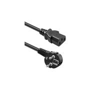 54621 cable 3G1mm² PVC 2m with grounding black 230V core: Cu QOLTEC